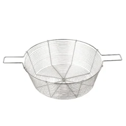 Panier En Fil D´Inox Pour Bassine à Friture Tôle Bleue 2 Anses LA LYONNAISE De BUYER D36