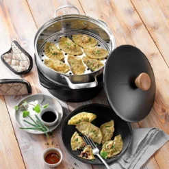 Panier Vapeur Couscoussier Inox Pour L´incroyable Cocotte Cookut 28 Cm -Maison Cuisine Série panier vapeur couscoussier inox pour l incroyable cocotte cookut 28 cm 5