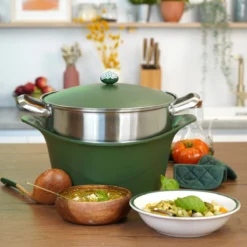 Panier Vapeur Couscoussier Inox Pour L´incroyable Cocotte Cookut 28 Cm -Maison Cuisine Série panier vapeur couscoussier inox pour l incroyable cocotte cookut 28 cm 6