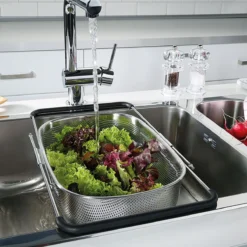 Passoire Rectangulaire Extensible Inox KUCHENPROFI -Maison Cuisine Série passoire rectangulaire extensible inox kuchenprofi 4