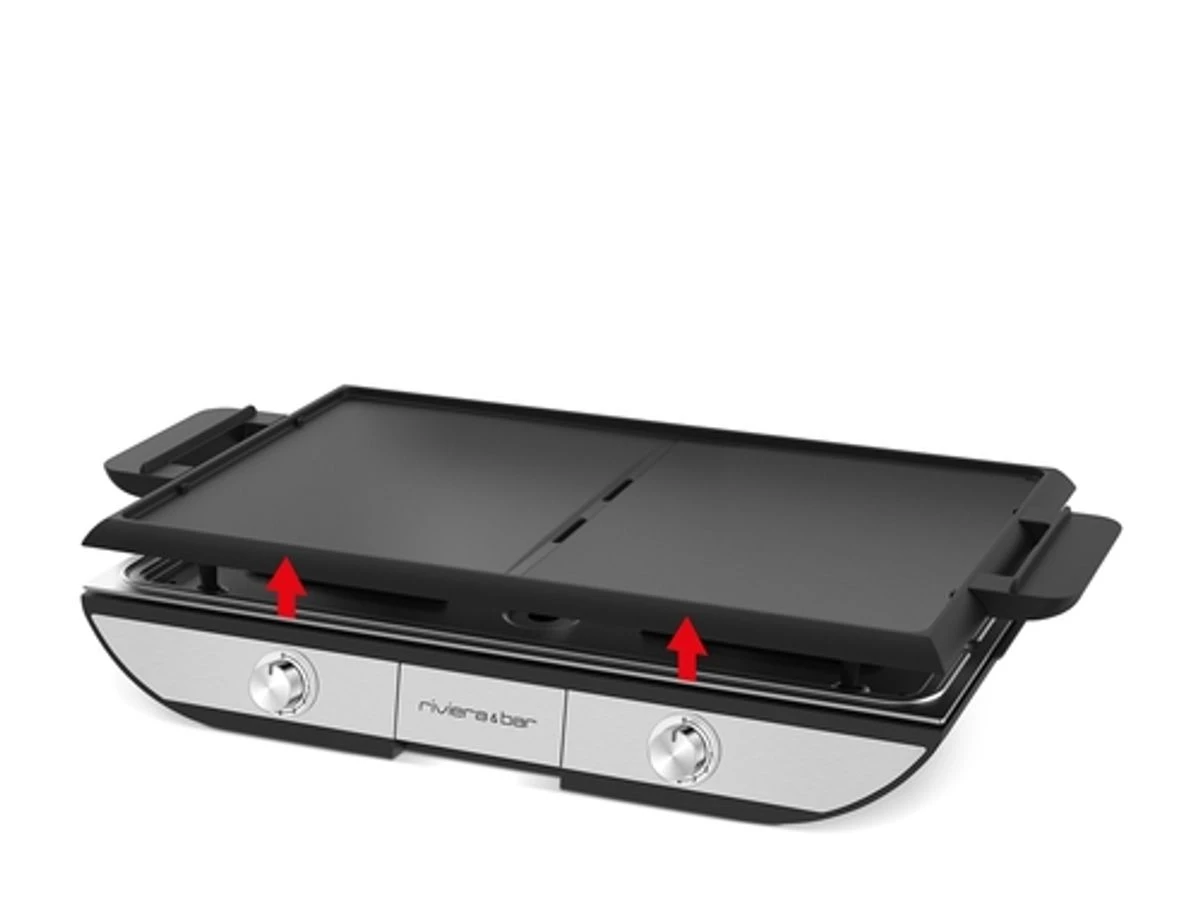 Plancha électrique 2 Zones De Cuisson Plaque Amovible Riviera&Bar 3 Plancha électrique 2 Zones De Cuisson Plaque Amovible Riviera&Bar – Image 3