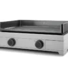 Plancha Electrique En Fonte Châssis Inox FORGE ADOUR 2 Feux MODERN 60