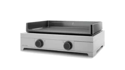 Plancha Electrique En Fonte Châssis Inox FORGE ADOUR 2 Feux MODERN 60