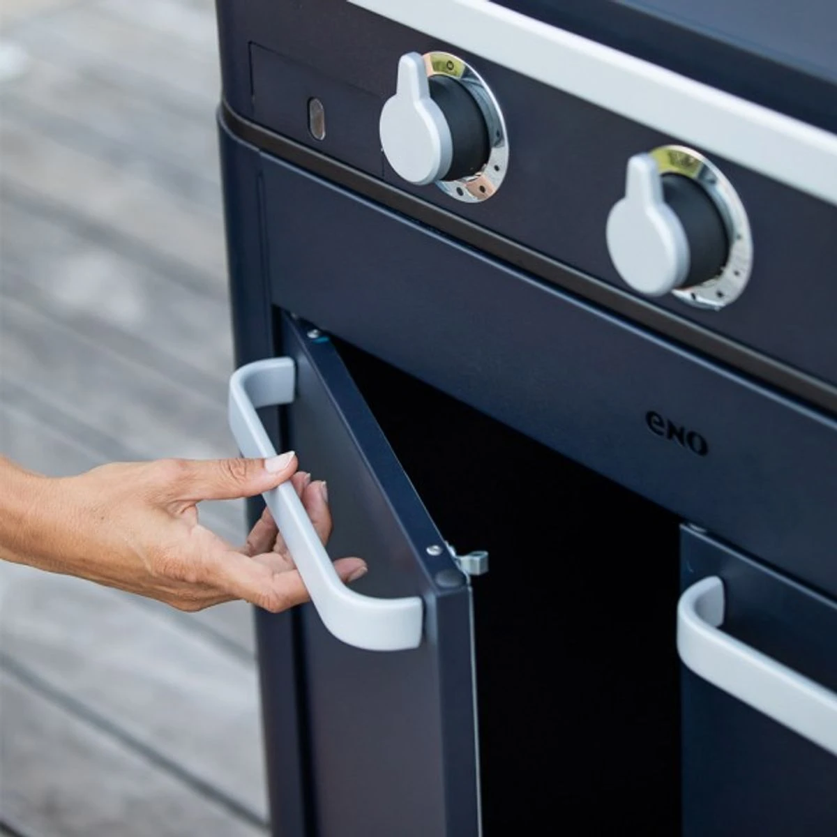 Plancha Gaz + Chariot + Capot Combo ENOSIGN 65 Bleu Navy 11 Plancha Gaz + Chariot + Capot Combo ENOSIGN 65 Bleu Navy – Image 11
