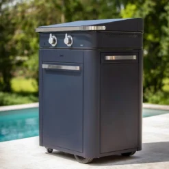 Plancha Gaz + Chariot + Capot Combo ENOSIGN 65 Bleu Navy 31 Plancha Gaz + Chariot + Capot Combo ENOSIGN 65 Bleu Navy -Maison Cuisine Série plancha gaz chariot capot combo enosign 65 bleu navy 11