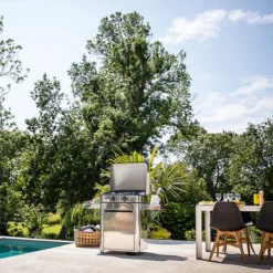 Plancha Gaz + Chariot + Capot Combo ENOSIGN 65 Inox -Maison Cuisine Série plancha gaz chariot capot combo enosign 65 inox 12