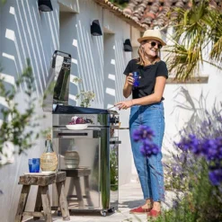 Plancha Gaz + Chariot + Capot Combo ENOSIGN 65 Inox -Maison Cuisine Série plancha gaz chariot capot combo enosign 65 inox 8