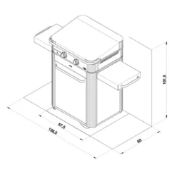 Plancha Gaz + Chariot + Capot Combo ENOSIGN 65 Noir Et Inox 29 Plancha Gaz + Chariot + Capot Combo ENOSIGN 65 Noir Et Inox -Maison Cuisine Série plancha gaz chariot capot combo enosign 65 noir et inox 11