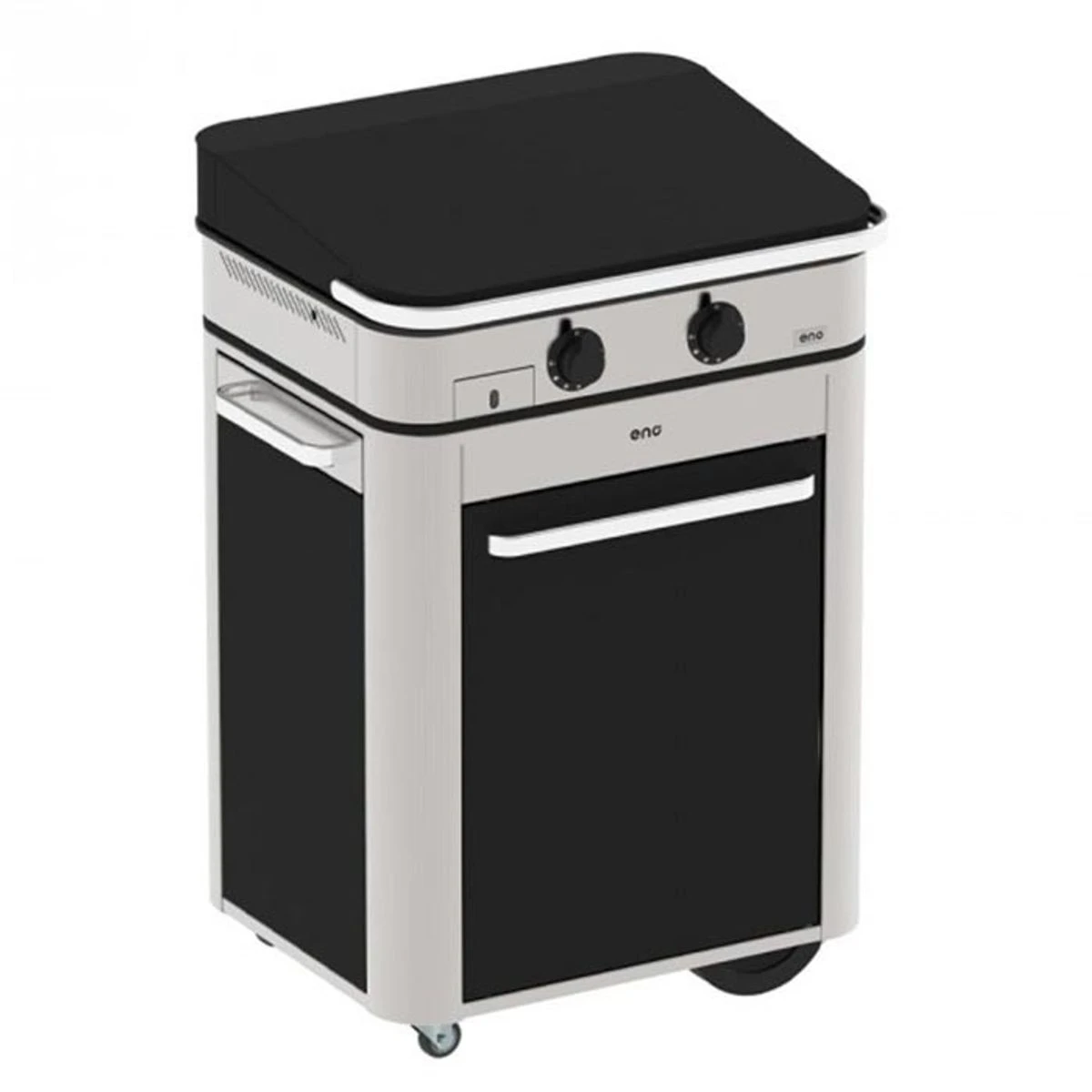 Plancha Gaz + Chariot + Capot Combo ENOSIGN 65 Noir Et Inox 17 Plancha Gaz + Chariot + Capot Combo ENOSIGN 65 Noir Et Inox – Image 17