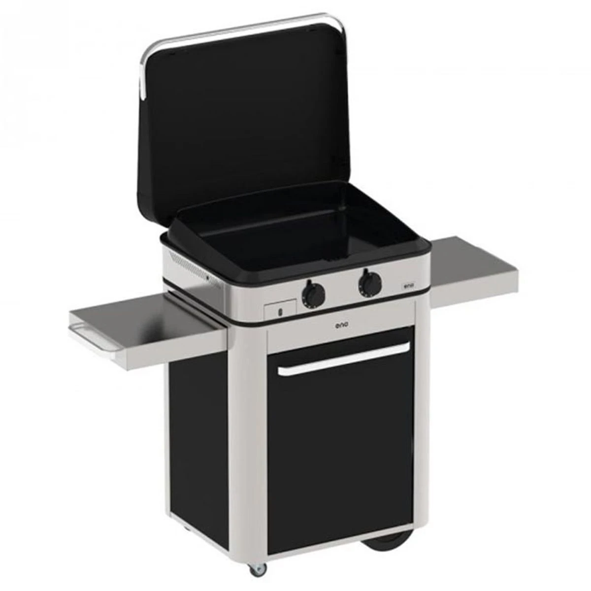 Plancha Gaz + Chariot + Capot Combo ENOSIGN 65 Noir Et Inox 18 Plancha Gaz + Chariot + Capot Combo ENOSIGN 65 Noir Et Inox – Image 18