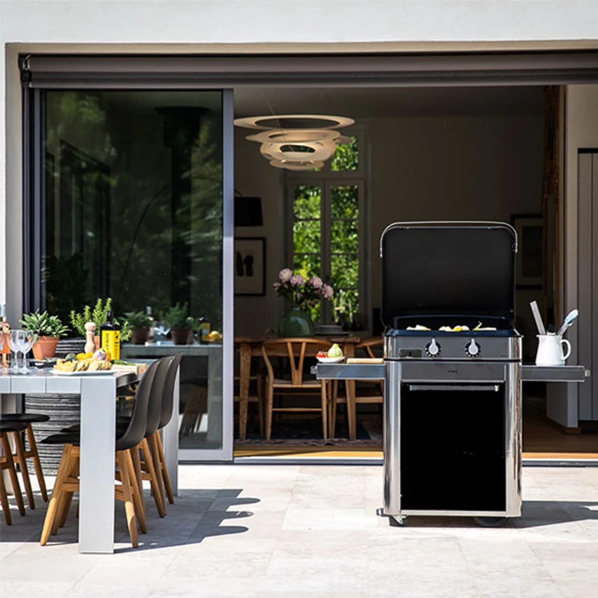 Plancha Gaz + Chariot + Capot Combo ENOSIGN 65 Noir Et Inox 10 Plancha Gaz + Chariot + Capot Combo ENOSIGN 65 Noir Et Inox – Image 10