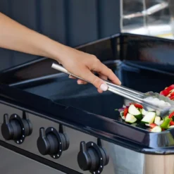 Plancha Gaz + Chariot + Capot Combo ENOSIGN 80 Inox -Maison Cuisine Série plancha gaz chariot capot combo enosign 80 inox 15