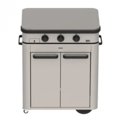 Plancha Gaz + Chariot + Capot Combo ENOSIGN 80 Inox