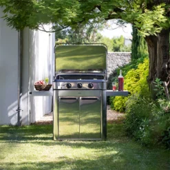 Plancha Gaz + Chariot + Capot Combo ENOSIGN 80 Inox -Maison Cuisine Série plancha gaz chariot capot combo enosign 80 inox 7