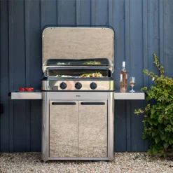 Plancha Gaz + Chariot + Capot Combo ENOSIGN 80 Inox -Maison Cuisine Série plancha gaz chariot capot combo enosign 80 inox 9