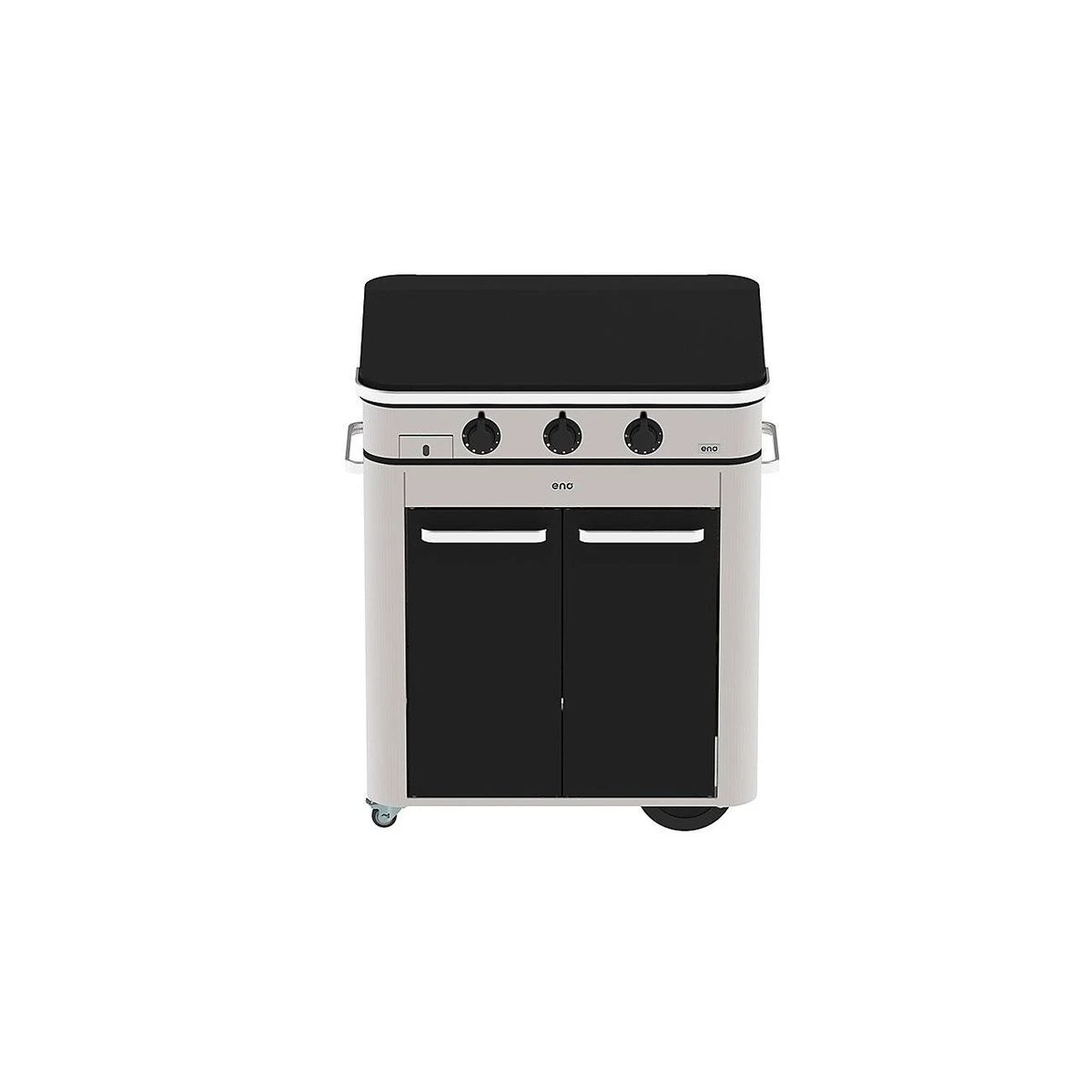 Plancha Gaz + Chariot + Capot Combo ENOSIGN 80 Noir Et Inox 20 Plancha Gaz + Chariot + Capot Combo ENOSIGN 80 Noir Et Inox – Image 20