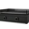 Plancha GAZ En Fonte Châssis Acier Noir FORGE ADOUR 2 Feux MODERN 60