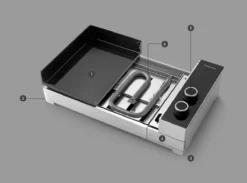 Plancha GAZ En Fonte Châssis Inox FORGE ADOUR 3 Feux PREMIUM 75 5 Plancha GAZ En Fonte Châssis Inox FORGE ADOUR 3 Feux PREMIUM 75 -Maison Cuisine Série plancha gaz en fonte chassis inox forge adour 3 feux premium 75 2