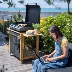 Plancha Gaz Fonte Fusion ENO 75 Gris Cargo -Maison Cuisine Série plancha gaz fonte fusion eno 75 gris cargo 10