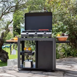 Plancha Gaz Fonte Fusion ENO 75 Gris Cargo -Maison Cuisine Série plancha gaz fonte fusion eno 75 gris cargo 7