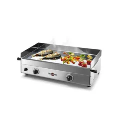 Plancha Gaz Inox 2 X 2000 W - DESIGN KRAMPOUZ