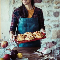 Planche à Four Rectangulaire 39 X 31 Emile HENRY Rouge Grand Cru