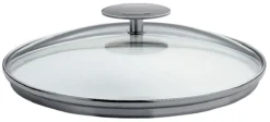 PLATINE Couvercle Amovible Verre Cerclé Inox CRISTEL