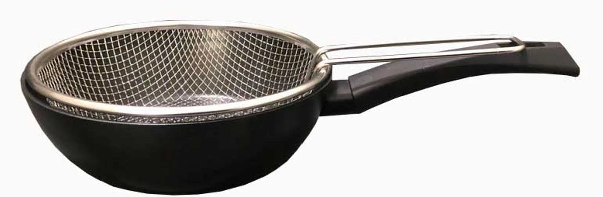 Poêle à Frire Haute Wok Panier à Friture Aluminium Forgé Revêtu 28 Baumalu 2 Poêle à Frire Haute Wok Panier à Friture Aluminium Forgé Revêtu 28 Baumalu – Image 2