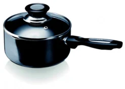 PRO INDUC Casserole Corps Alu ép 3mm Revêtu Induction + Couvercle BEKA D16