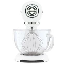 Robot Pâtissier Sur Socle Années 50 SMEG Blanc Bol Verre 8 Robot Pâtissier Sur Socle Années 50 SMEG Blanc Bol Verre -Maison Cuisine Série robot patissier sur socle annees 50 smeg blanc bol verre 2