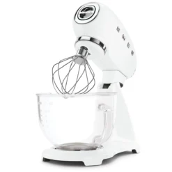 Robot Pâtissier Sur Socle Années 50 SMEG Blanc Bol Verre 11 Robot Pâtissier Sur Socle Années 50 SMEG Blanc Bol Verre -Maison Cuisine Série robot patissier sur socle annees 50 smeg blanc bol verre 5