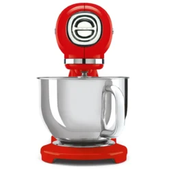 Robot Pâtissier Sur Socle Années 50 SMEG Rouge Intégral -Maison Cuisine Série robot patissier sur socle annees 50 smeg rouge integral 5