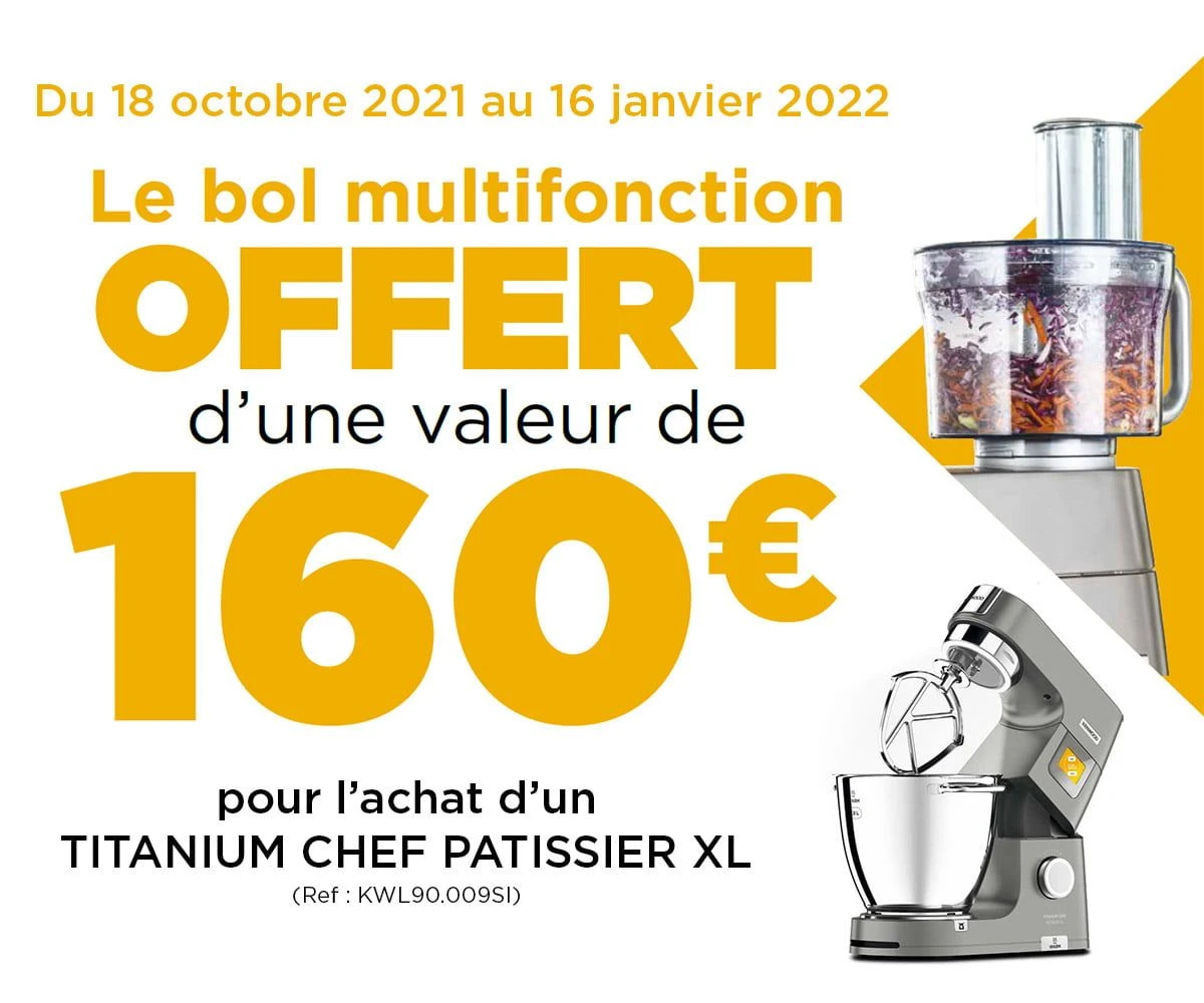 Robot Titanium Chef Pâtissier XL 1400W Kit Pâtisserie Systempro KENWOOD 6 Robot Titanium Chef Pâtissier XL 1400W Kit Pâtisserie Systempro KENWOOD – Image 6