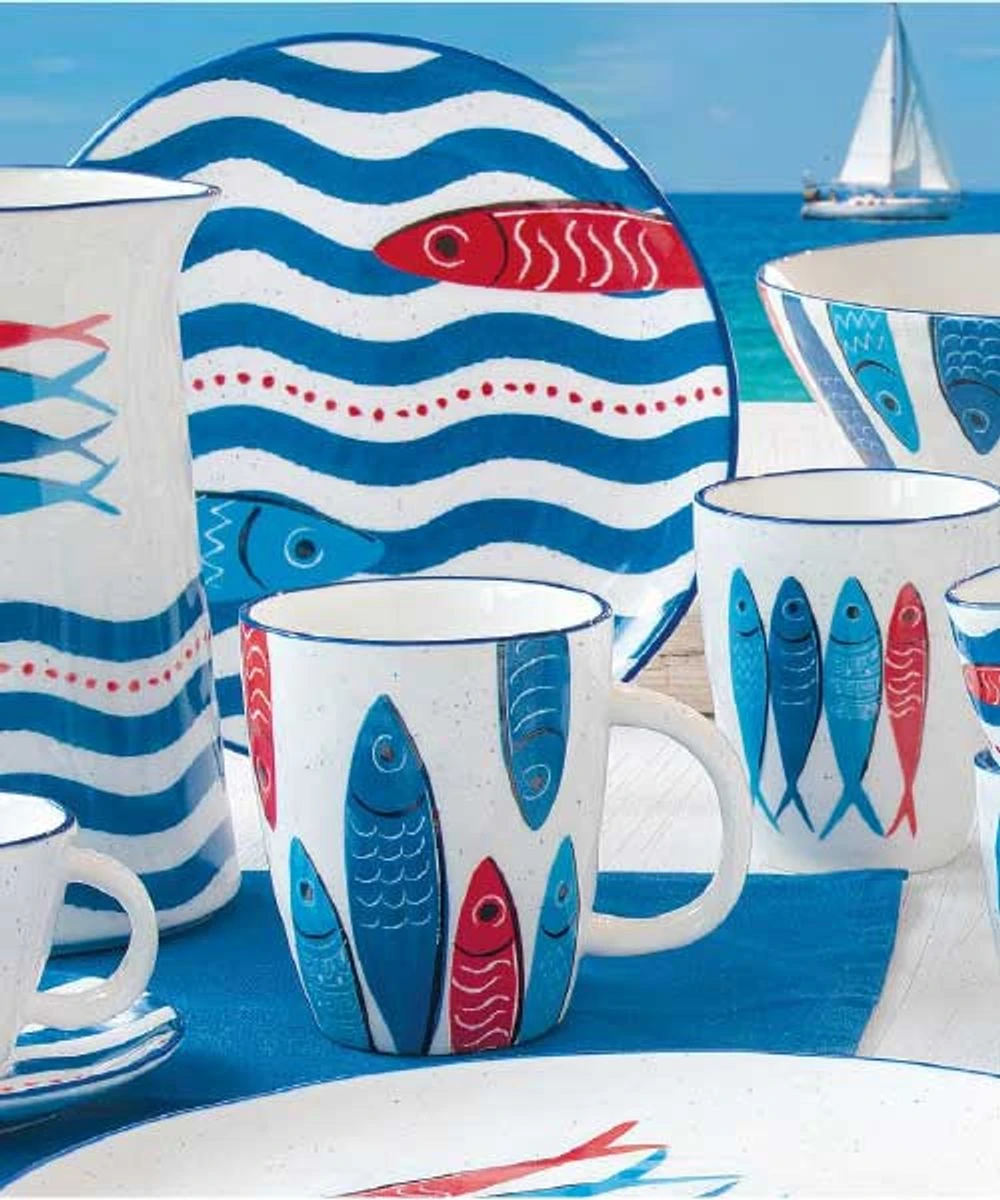 EASY LIFE SARDINE´S PARTY Coupelle Apéritive Sauce En Porcelaine D10 Cm EASYLIFE - Les 3 2 EASY LIFE SARDINE´S PARTY Coupelle Apéritive Sauce En Porcelaine D10 Cm EASYLIFE - Les 3 – Image 2