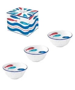 EASY LIFE SARDINE´S PARTY Coupelle Apéritive Sauce En Porcelaine D10 Cm EASYLIFE - Les 3