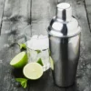 Shaker Cocktail Inox Bouchon Filtre Et Couvercle Point Virgule