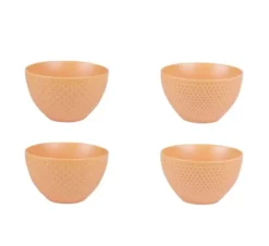 SNOW SAFRAN Coffret Coupelle Porcelaine Jaune D11 Cm TABLE PASSION - Les 4