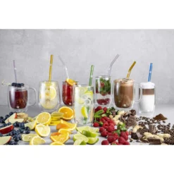 SORRENTO Verre Gobelet Haut Double Paroi 300 Ml ZWILLING - Les 2 -Maison Cuisine Série sorrento verre gobelet haut double paroi 300 ml zwilling les 2 2