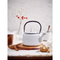 Théière En Fonte émaillée JITO 0.8 L BEKA Blanc -Maison Cuisine Série theiere en fonte emaillee jito 0 8 l beka blanc 3