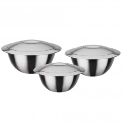 Thermo Saladier Avec Couvercle Double Paroi En Acier Inoxydable GSW