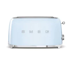 Toaster 2 Fentes Long Grille Pain Années 50 SMEG Bleu Azur