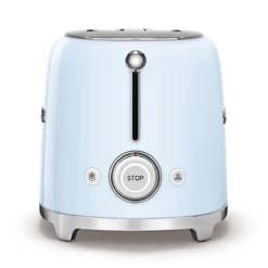 Toaster 2 Fentes Long Grille Pain Années 50 SMEG Bleu Azur -Maison Cuisine Série toaster 2 fentes long grille pain annees 50 smeg bleu azur 3