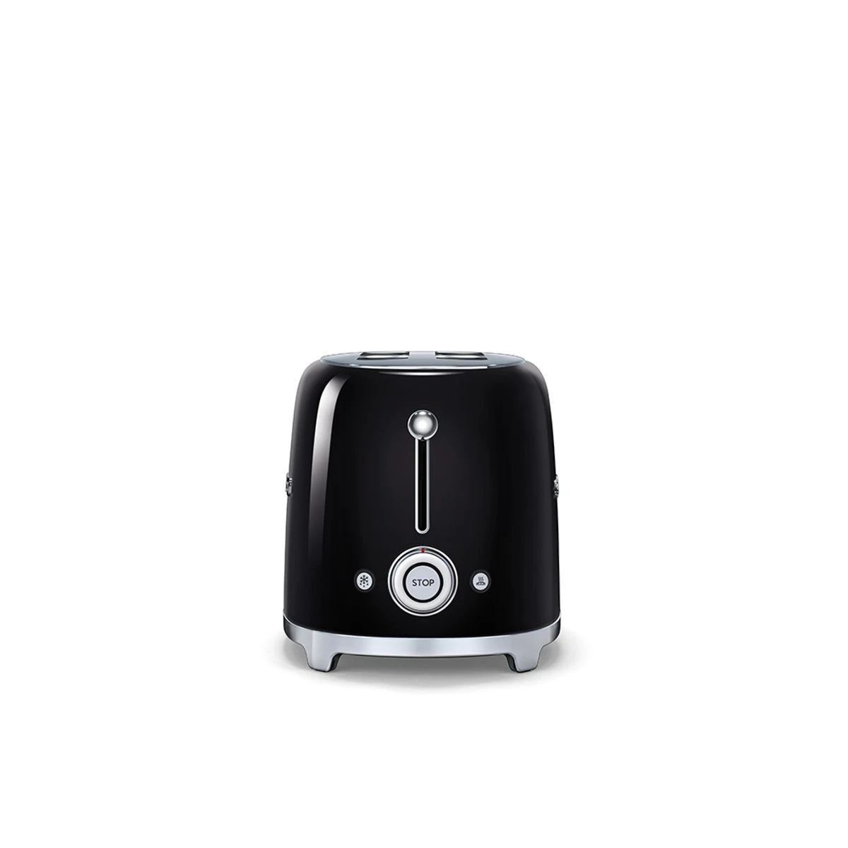 Toaster 2 Fentes Long Grille Pain Années 50 SMEG Noir 2 Toaster 2 Fentes Long Grille Pain Années 50 SMEG Noir – Image 2