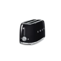 Toaster 2 Fentes Long Grille Pain Années 50 SMEG Noir