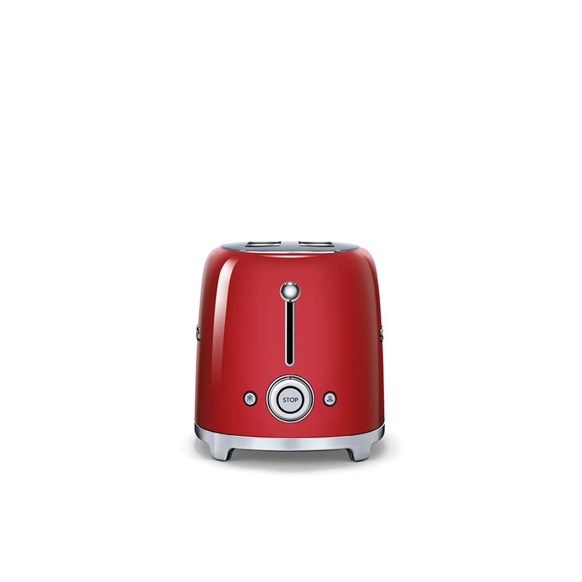 Toaster 2 Fentes Long Grille Pain Années 50 SMEG Rouge 2 Toaster 2 Fentes Long Grille Pain Années 50 SMEG Rouge – Image 2