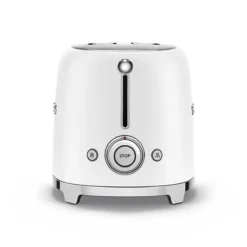 Toaster 2 Tranches Grille Pain Années 50 SMEG Blanc Mat -Maison Cuisine Série toaster 2 tranches grille pain annees 50 smeg blanc mat 3