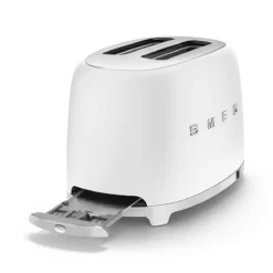 Toaster 2 Tranches Grille Pain Années 50 SMEG Blanc Mat -Maison Cuisine Série toaster 2 tranches grille pain annees 50 smeg blanc mat 6