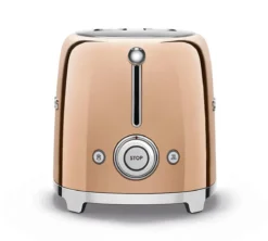 Toaster 2 Tranches Grille Pain Années 50 SMEG Cuivre -Maison Cuisine Série toaster 2 tranches grille pain annees 50 smeg cuivre 2