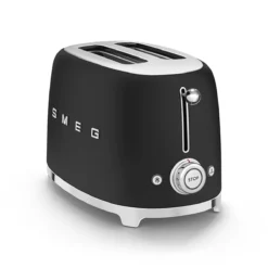 Toaster 2 Tranches Grille Pain Années 50 SMEG Noir Mat -Maison Cuisine Série toaster 2 tranches grille pain annees 50 smeg noir mat 4