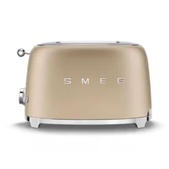 Toaster 2 Tranches Grille Pain Années 50 SMEG Or Mat
